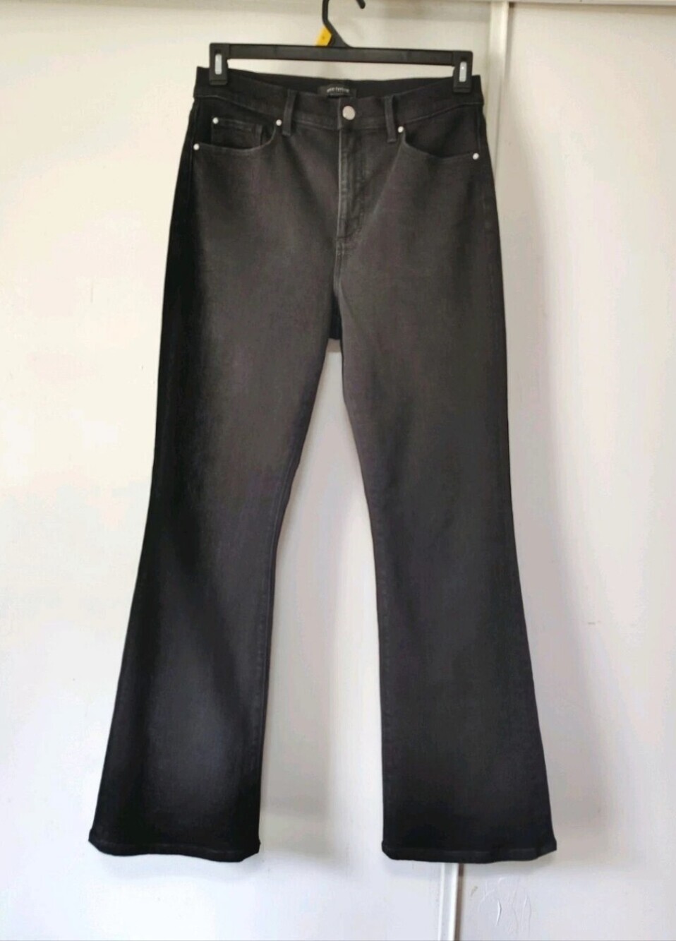 Ann Taylor The Boot Cut High Rise Women's Denim Jeans Black Stretch sz 8. - Picture 2 of 16